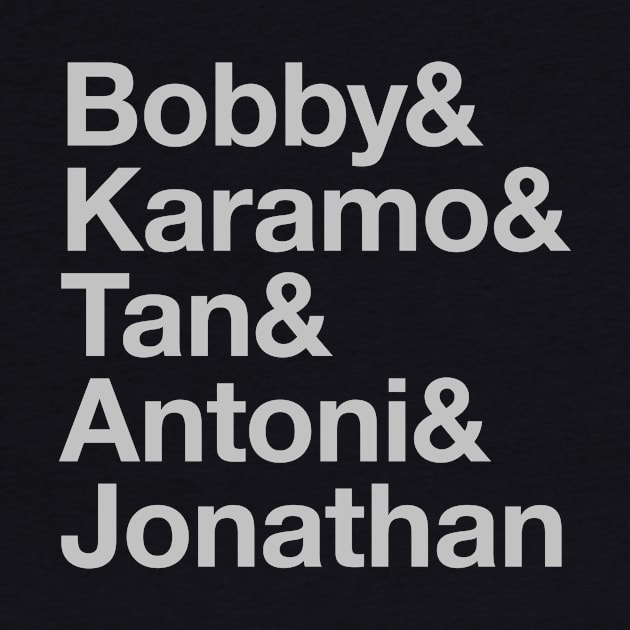 Bobby & Karamo & Tan & Antoni & Jonathan Light on Dark by terrybain